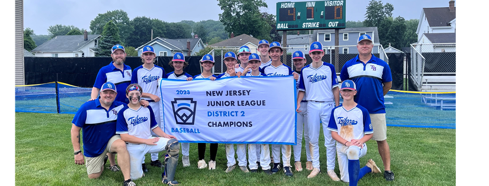 2023 Jr Baseball District Champs